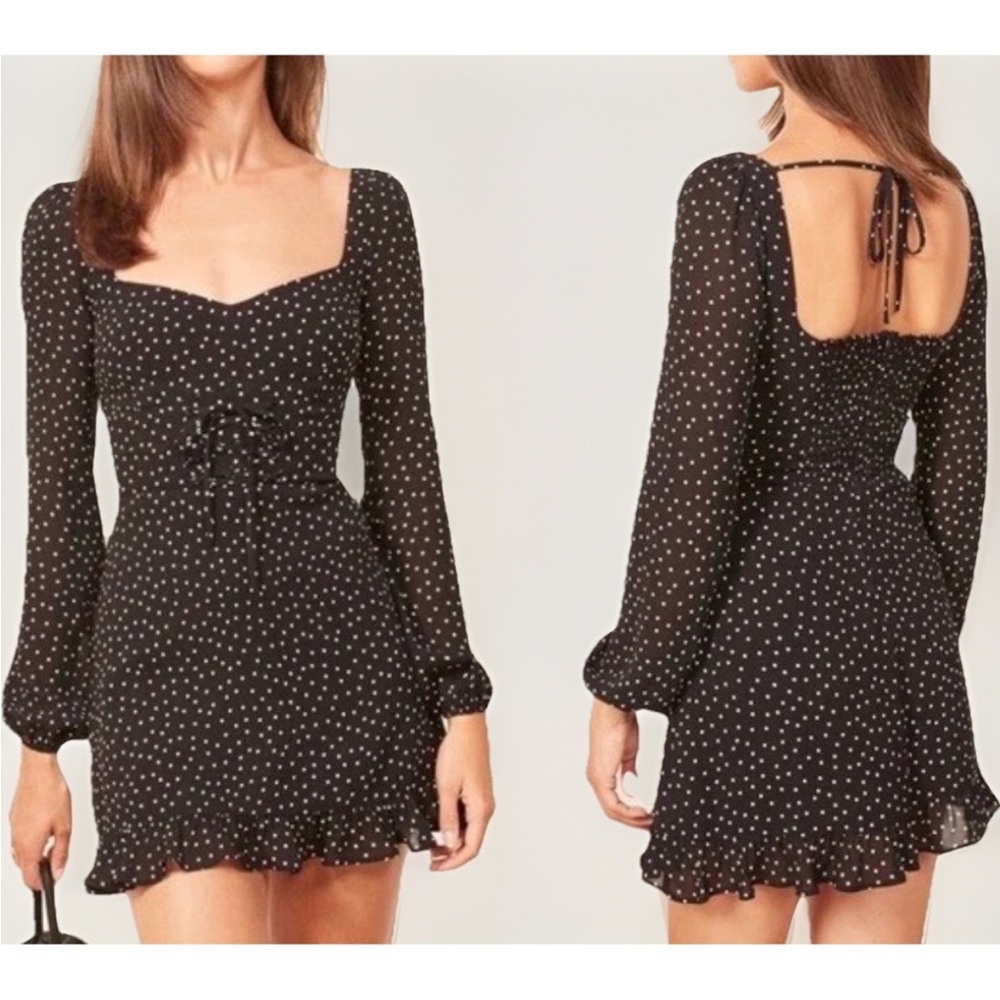 Reformation Bradshaw dress in Selene